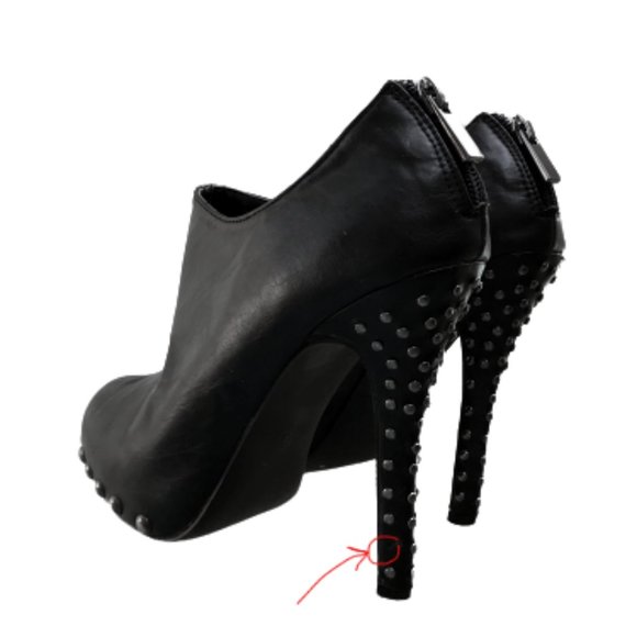 Dots Victoria Studded Ankle Booties - Picture 10 of 10